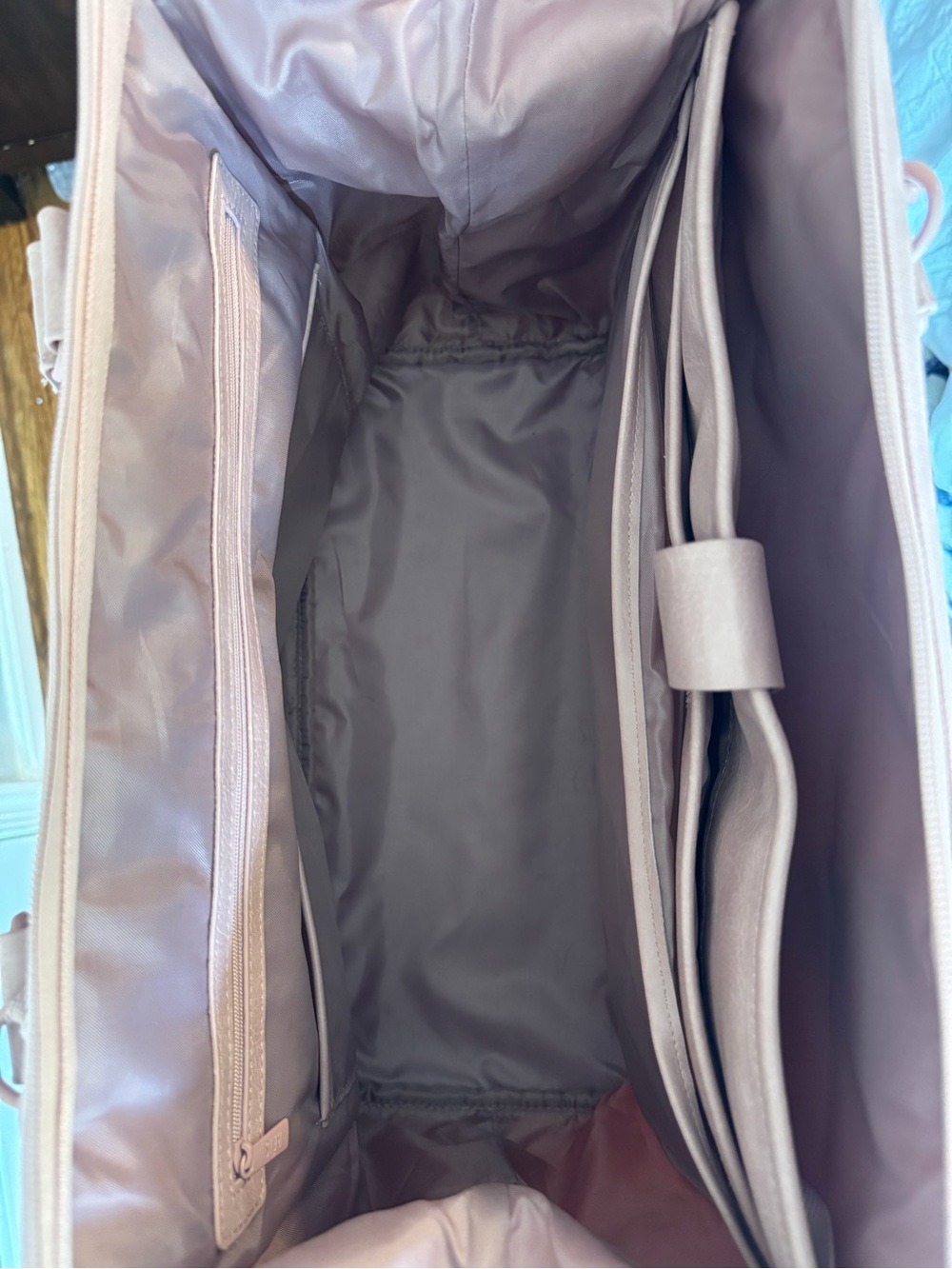 BEIS Atlas Pink Convertible Weekender - Picture 5 of 6